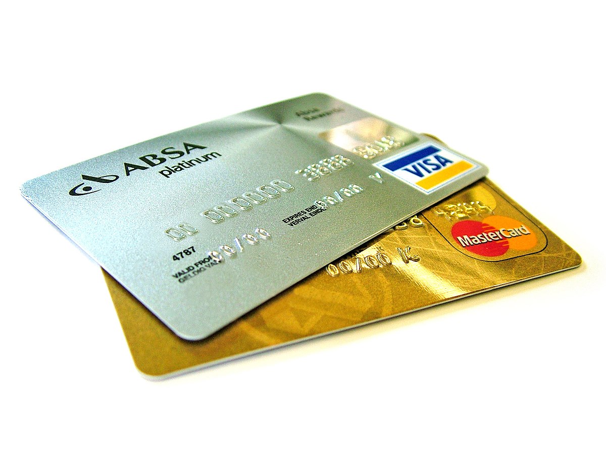 image of two credit cards
