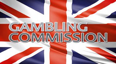 uk gambling commission on union jack background
